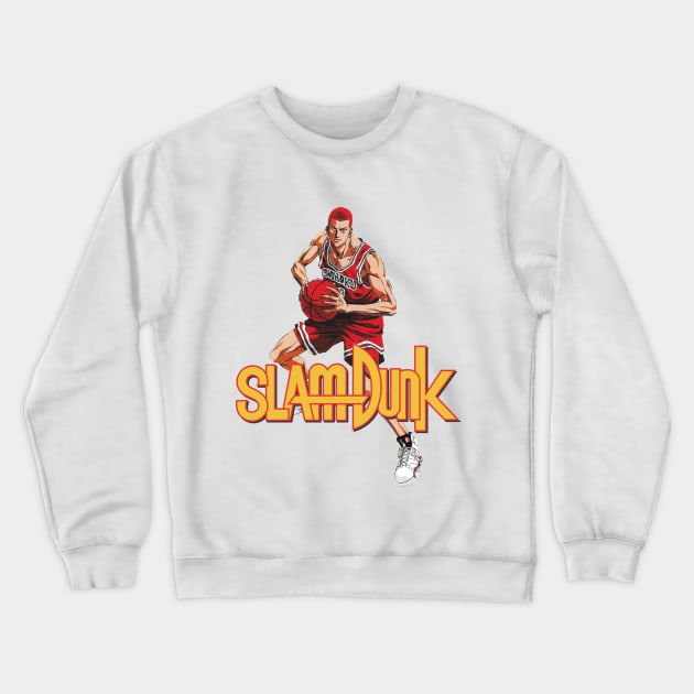 Slamdunk - Sakuragi Crewneck Sweatshirt by jomsdesign